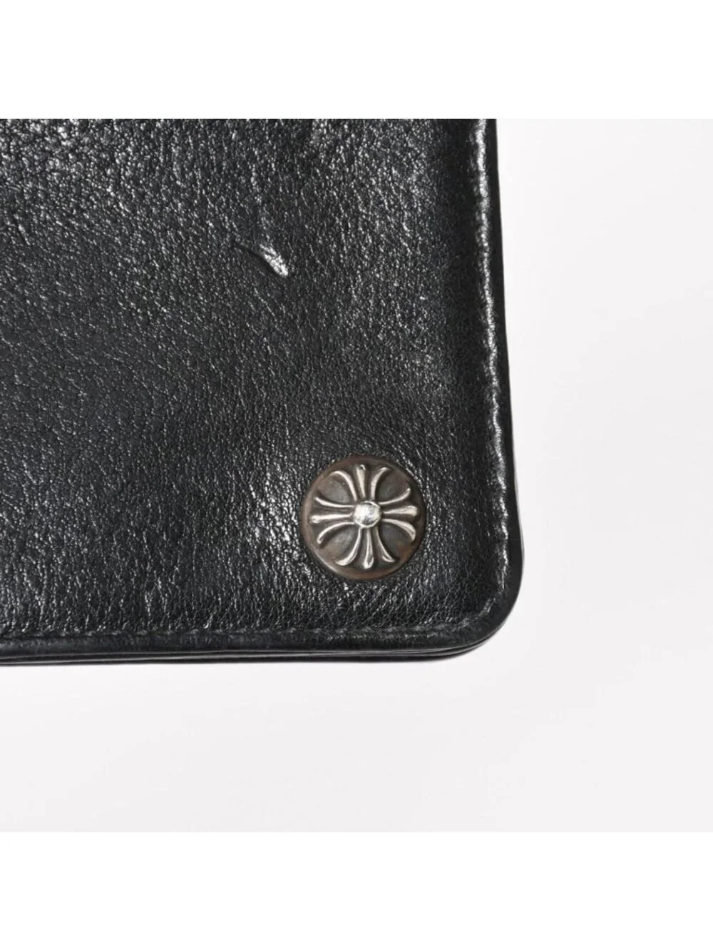 Chrome Hearts Strap Wallet Bifold Crossball Black